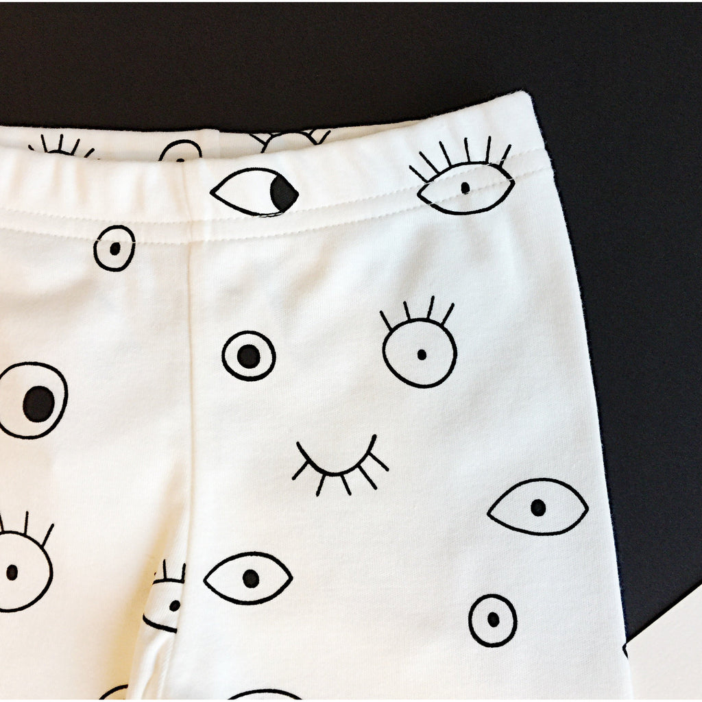 Eye Spy Children's and Baby Leggings, from Doctor Mother Other. Available from 3-6 months up to 2-3 years. 