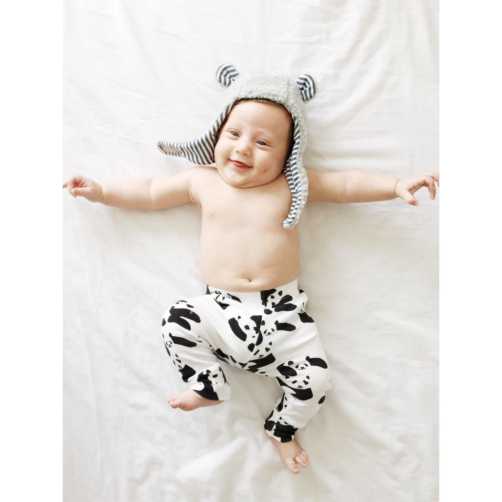 Panda Party Children's and Baby Leggings exclusively from Doctor Mother Other. Available from 3-6 months up to 2-3 years.